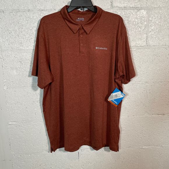 Columbia Other - Columbia Men's Carter Short Sleeve Performance Crest Polo - Auburn XL